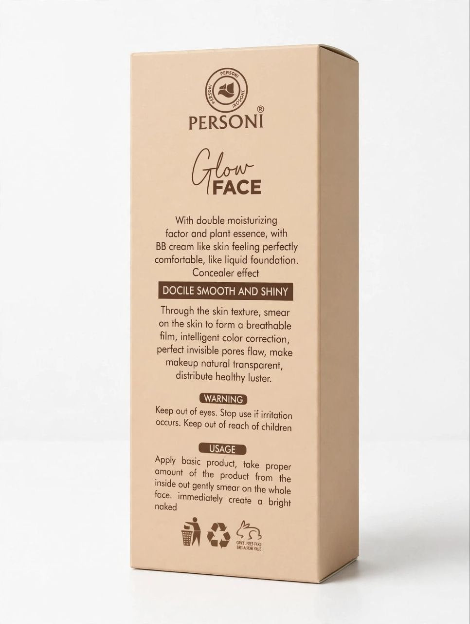 Personi Make-Up Glow Face Foundation - Natural