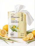 Colorway Face Cleaning Wipes - LEMON GRASS | Refreshing & Soothing | Suitable For All Skin | 25 Wipes
