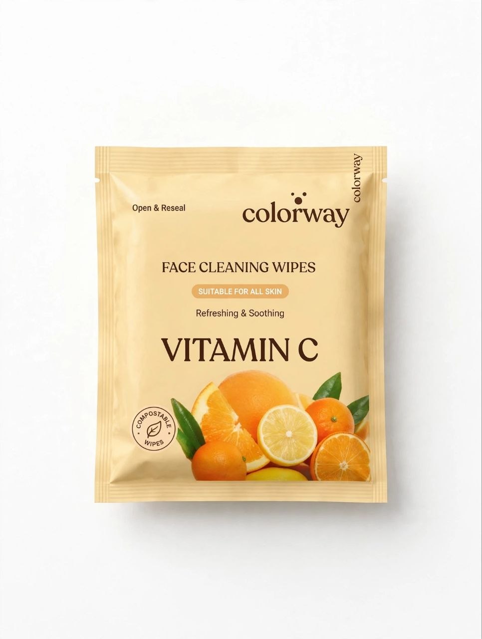 Colorway Face Cleaning Wipes Vitamin C - 25 Wipes
